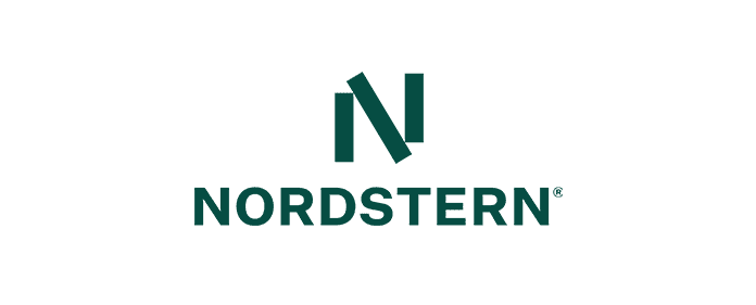 Nordstern virksomhedslogo med grønt N - "NORDSTERN"