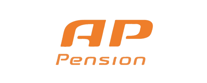 AP Pension orange logo - "AP Pension"